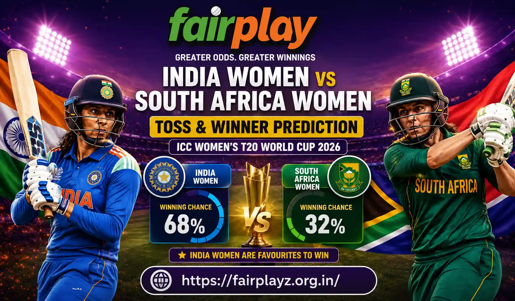 India Women vs South Africa Women Toss & Winner Prediction_ICC Women’s T20 World Cup 2026